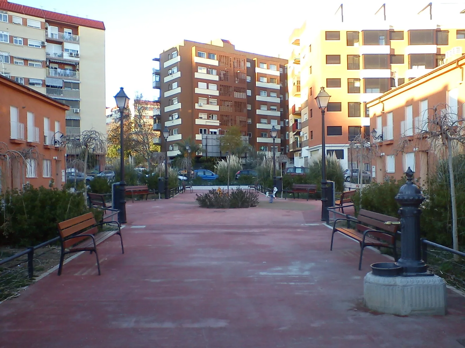 Parque en el distrito de Campanar (Valencia)