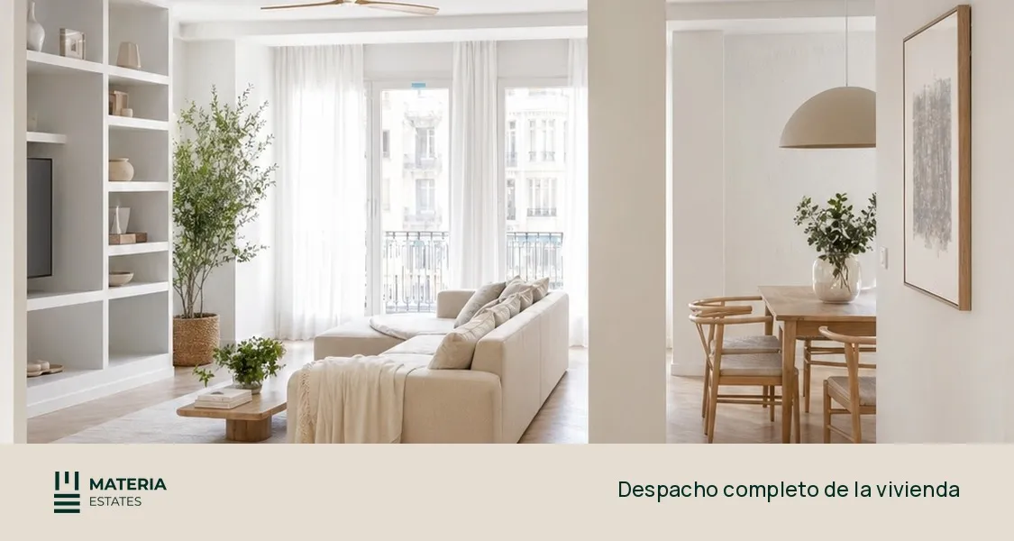 Salón de un piso vendido por Materia Estates
