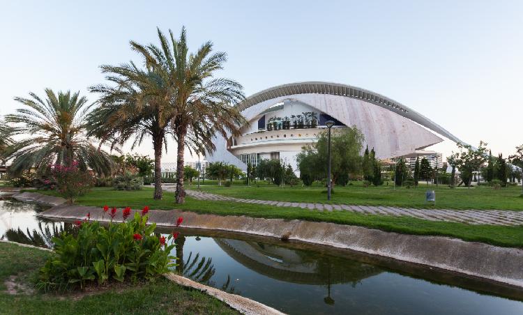 Palau de les Arts Reina Sofía en la Ciutat de les Arts i les Ciències de Penya-roja